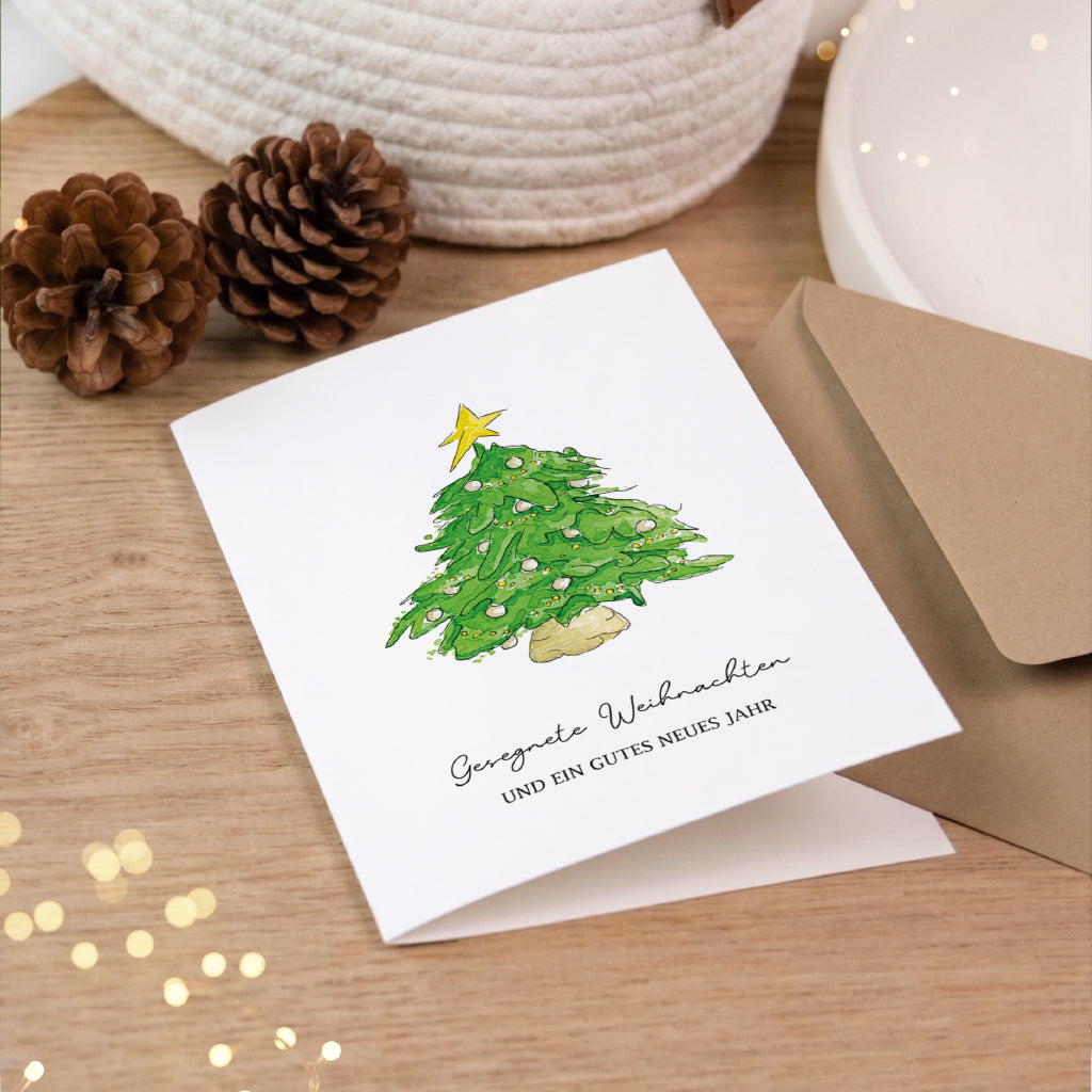 Christmas card - Merry Christmas | Christmas tree