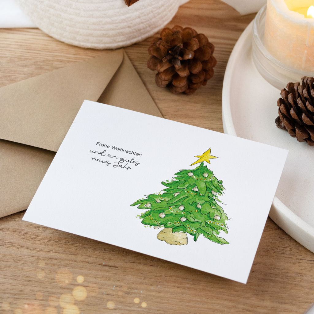 Christmas card - Merry Christmas | Christmas tree