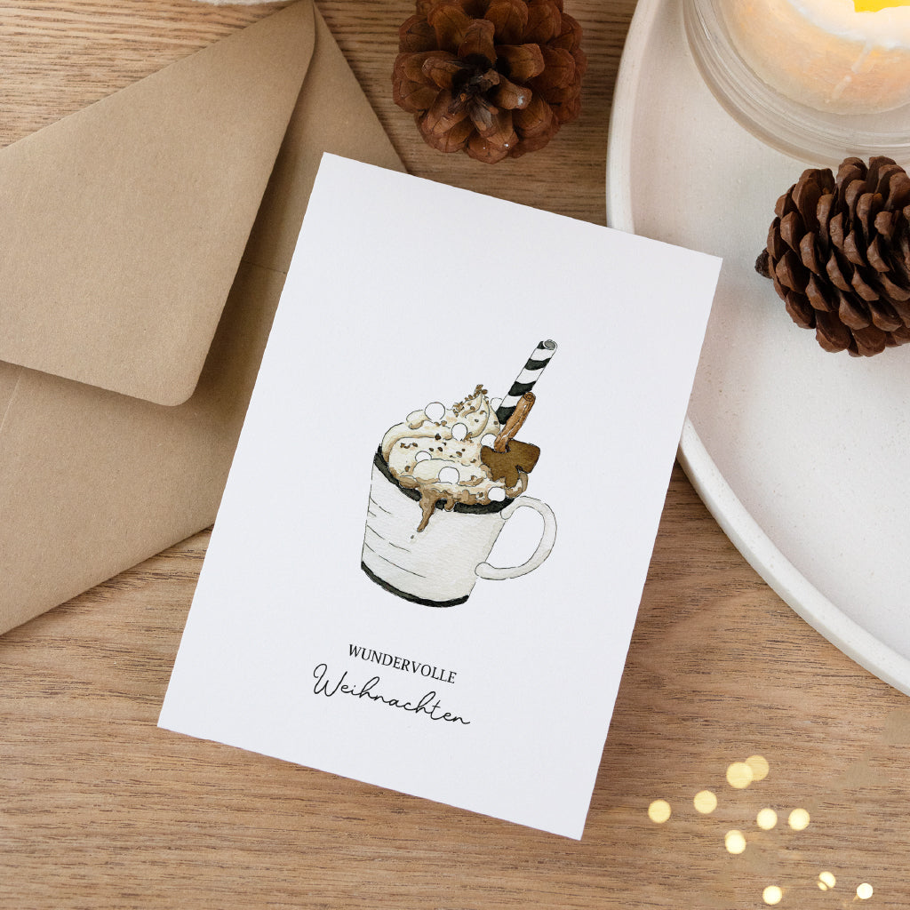 Christmas Card - Wonderful Christmas | Hot Chocolate