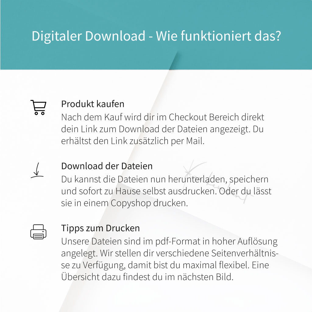 Anleitung Download Digitaler Dateien bei Funkenbunt