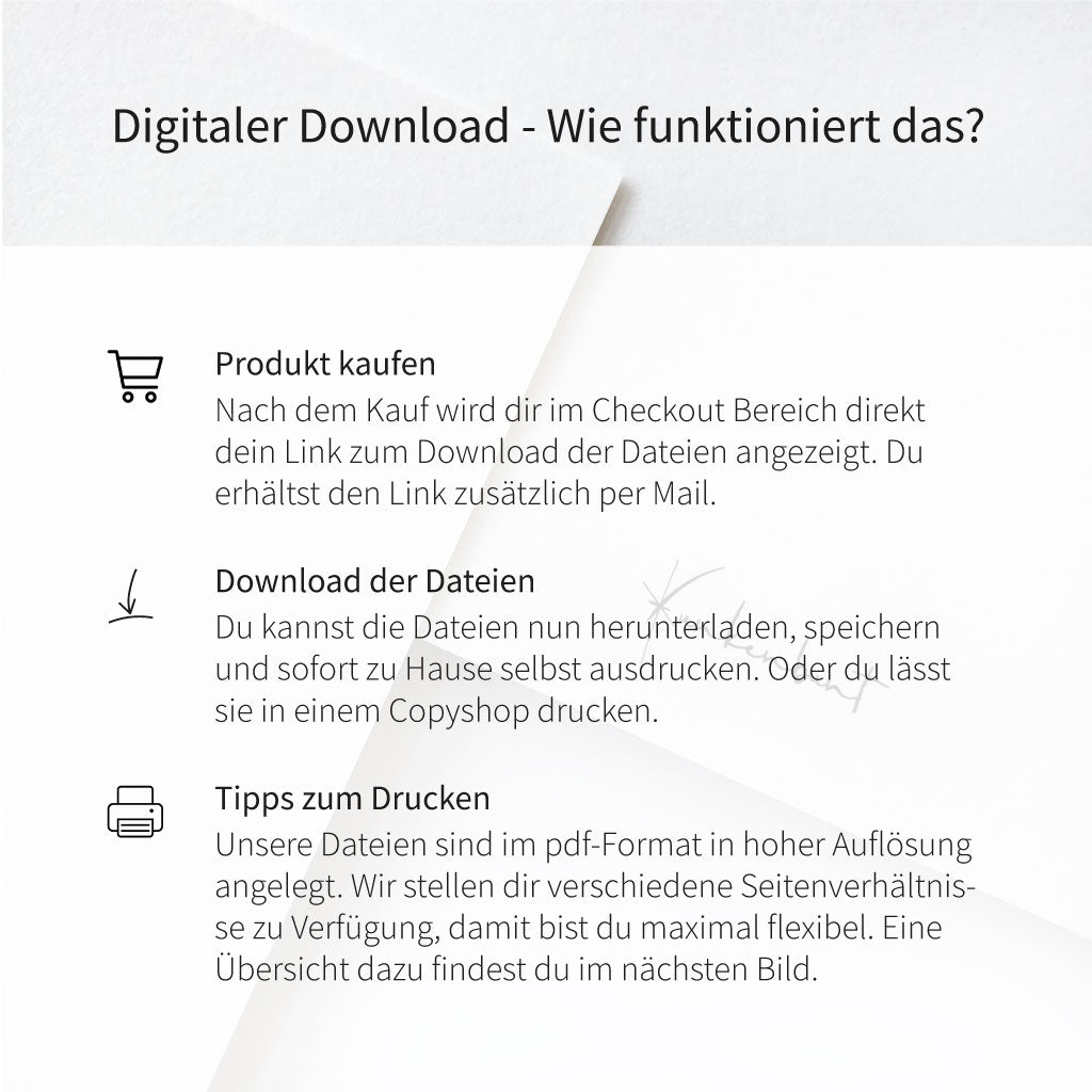 Anleitung Download Digitaler Dateien bei Funkenbunt