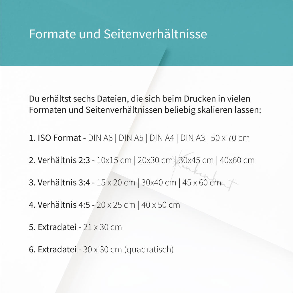Formate und Seitenverhältnisse deiner digitalen Funkenbunt Dateien