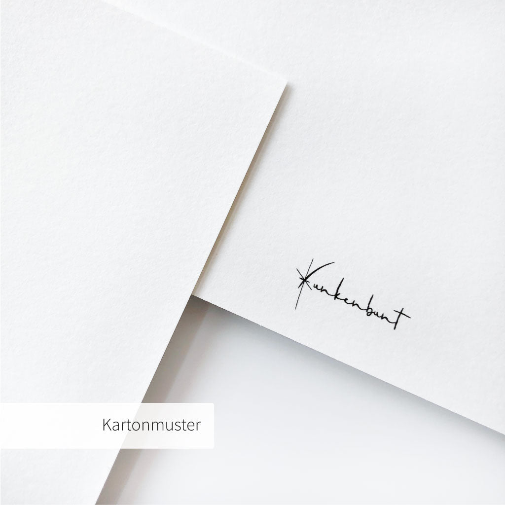 Postkarten Karton mit strukturierter Oberfläche in schwerer Qualität
