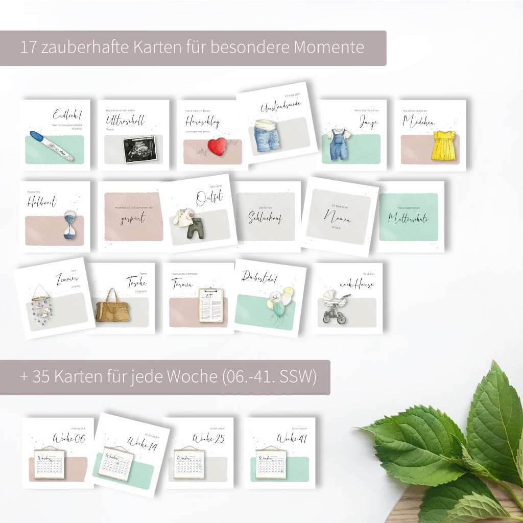 52 Karten in der Übersicht