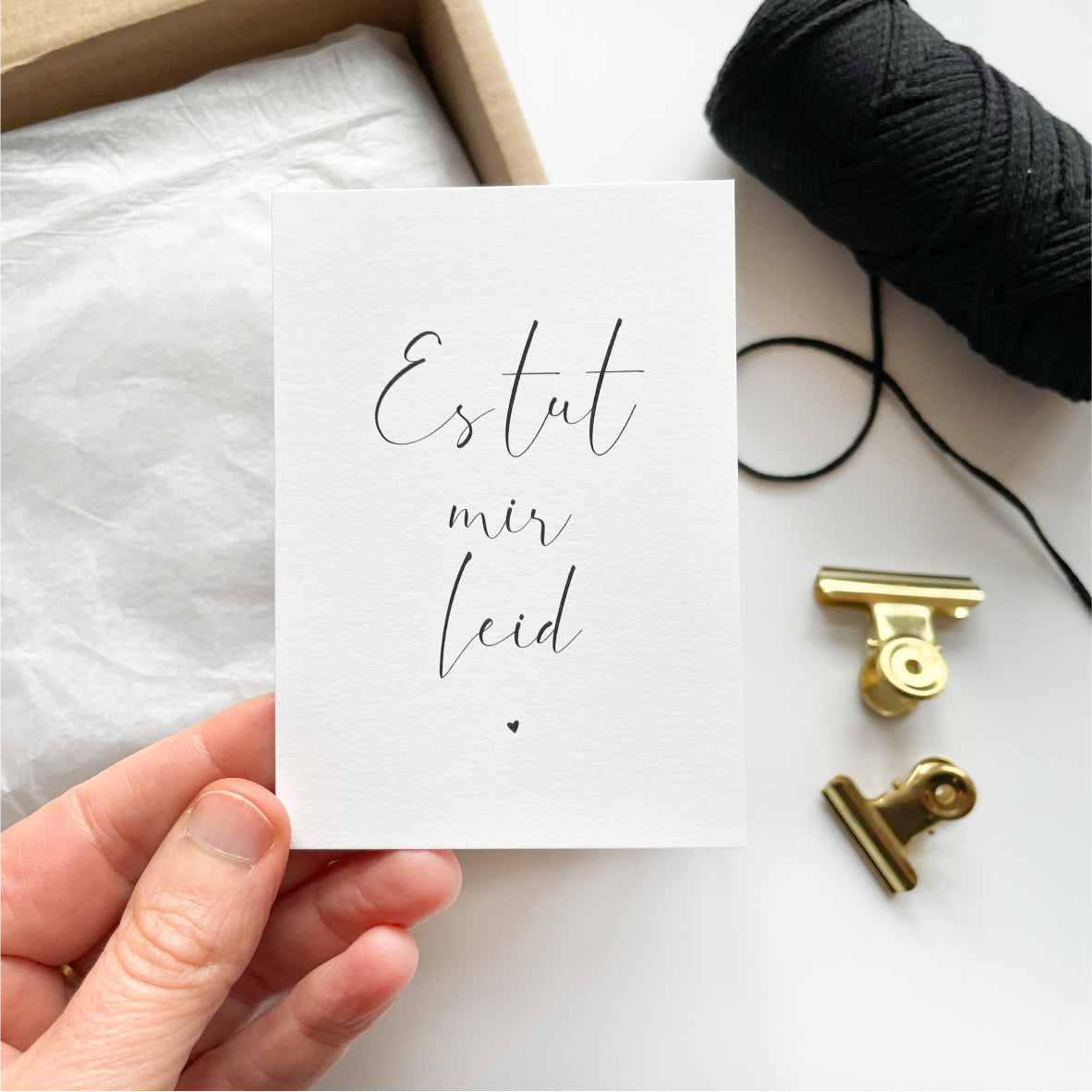 Danke Es Tut Mir Leid Mini Karte - Es tut mir leid – Funkenbunt