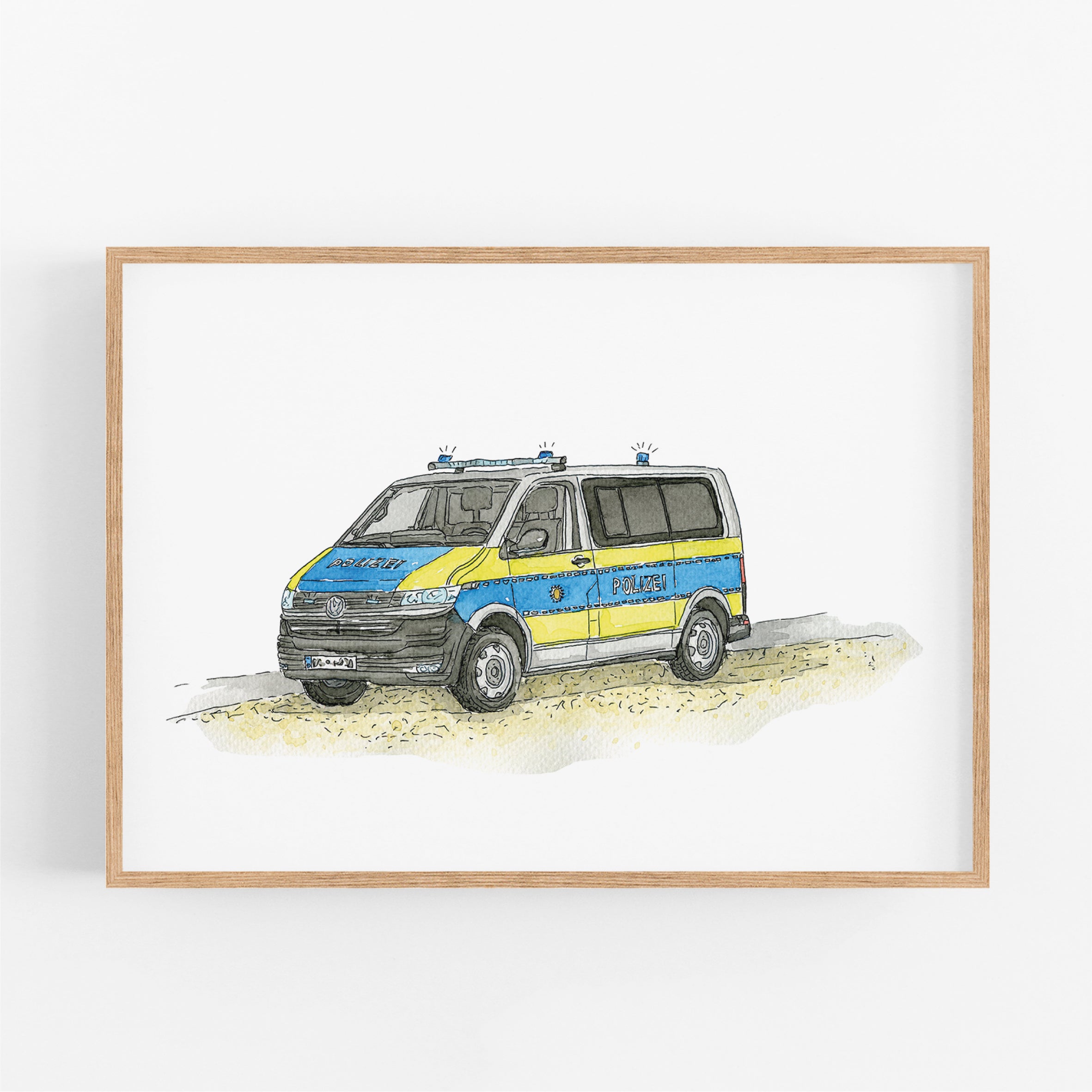 Fahrzeug Poster - Polizei