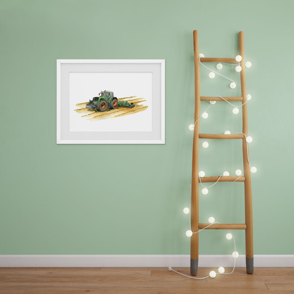 Bulldog Poster als Kinderzimmer Dekoration