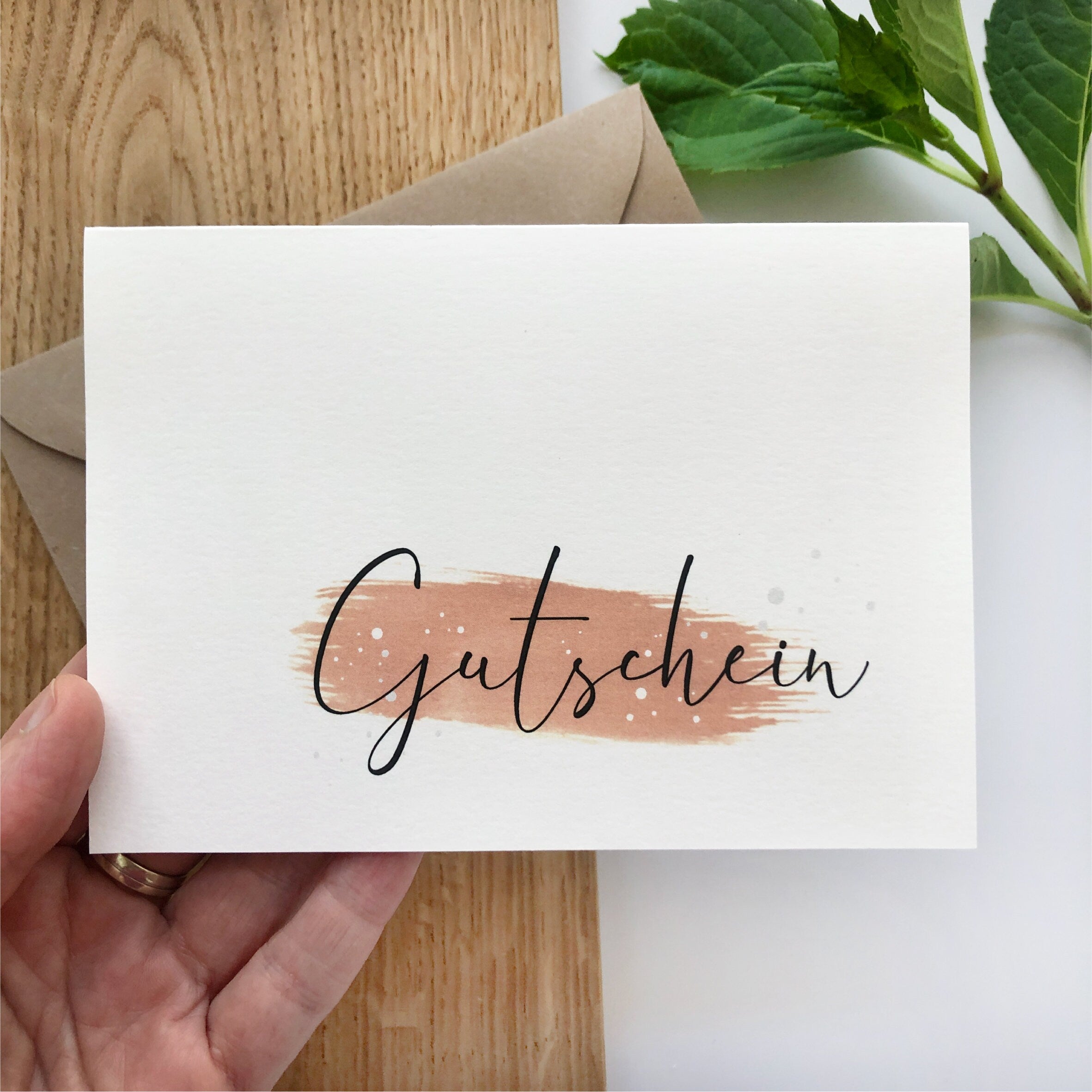 Card Voucher - Watercolor