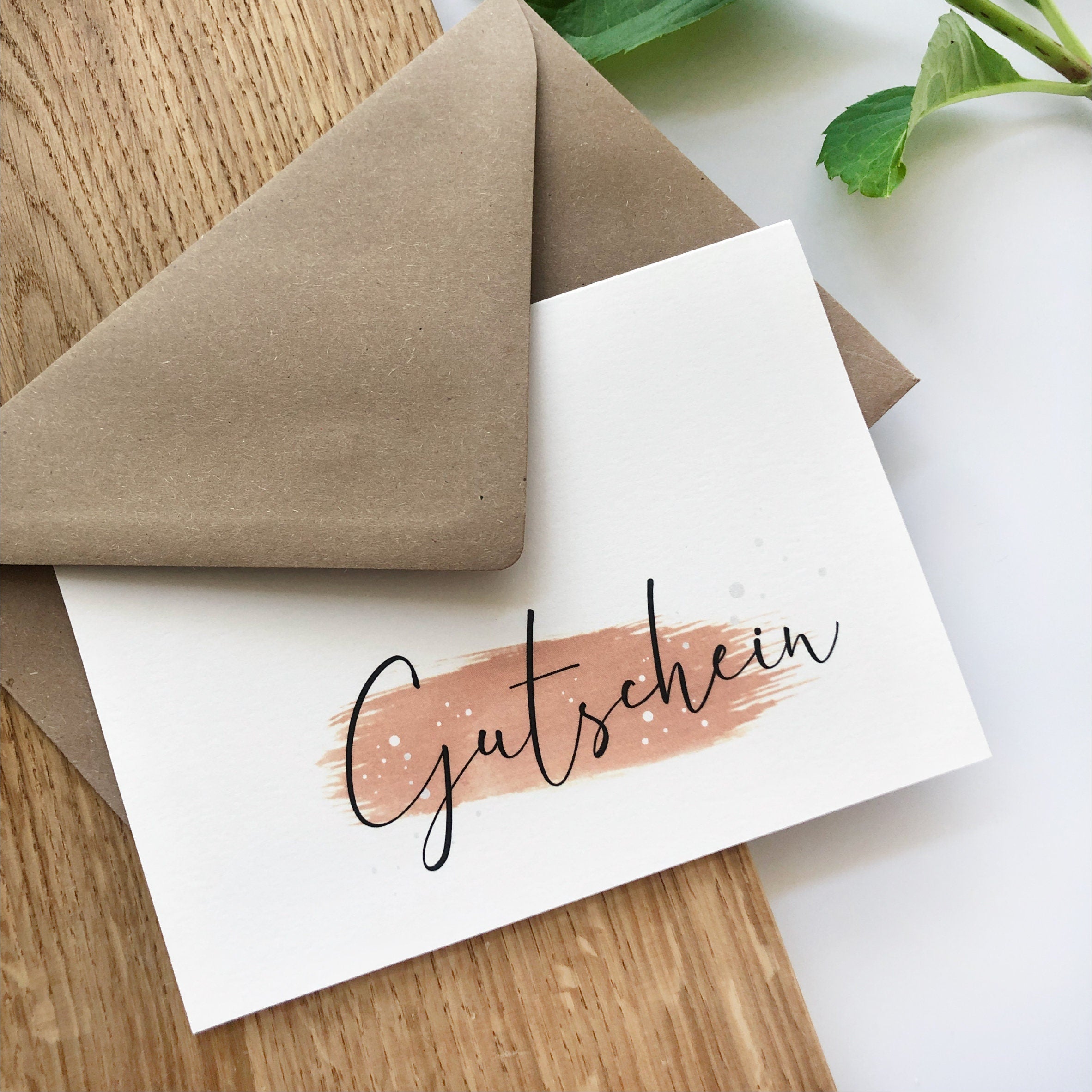 Card Voucher - Watercolor