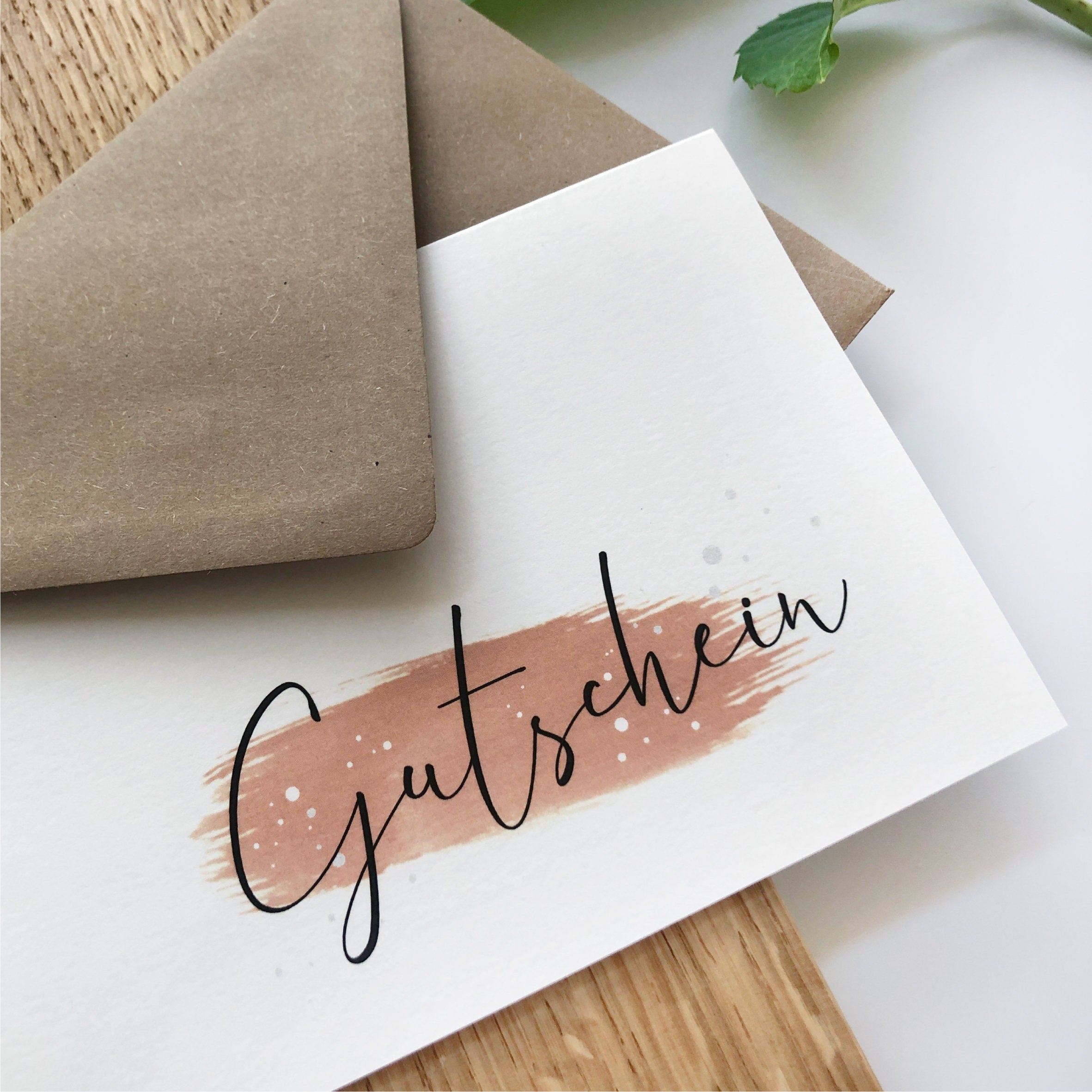 Card Voucher - Watercolor
