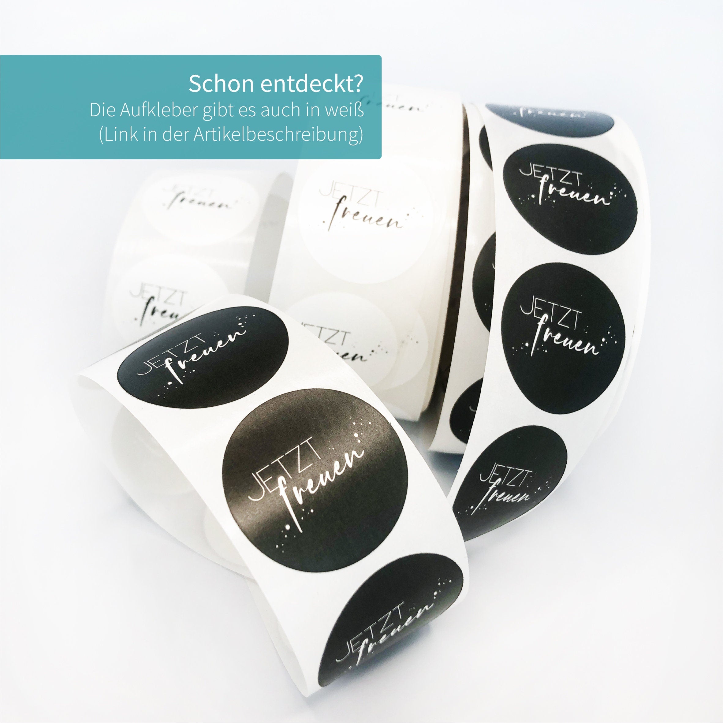 Aufkleber - Jetzt freuen