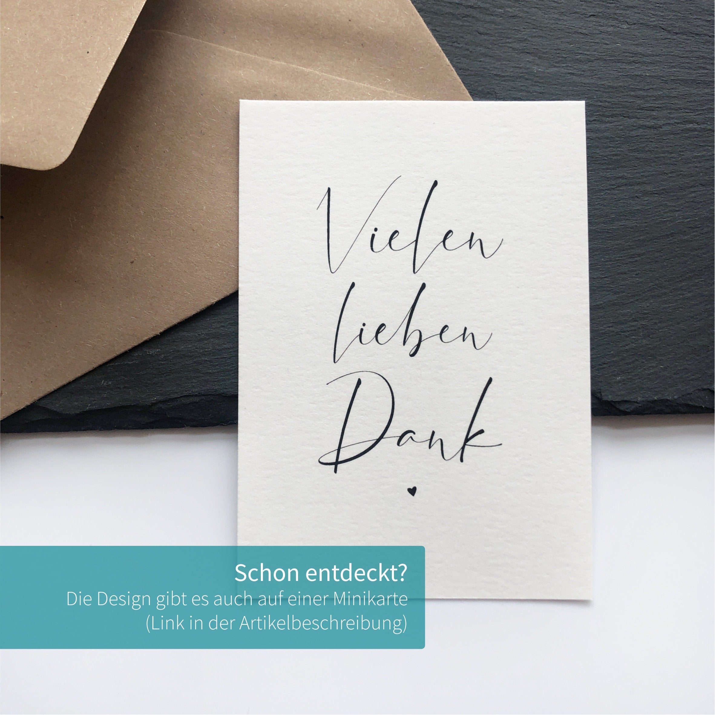 Aufkleber - Vielen Dank