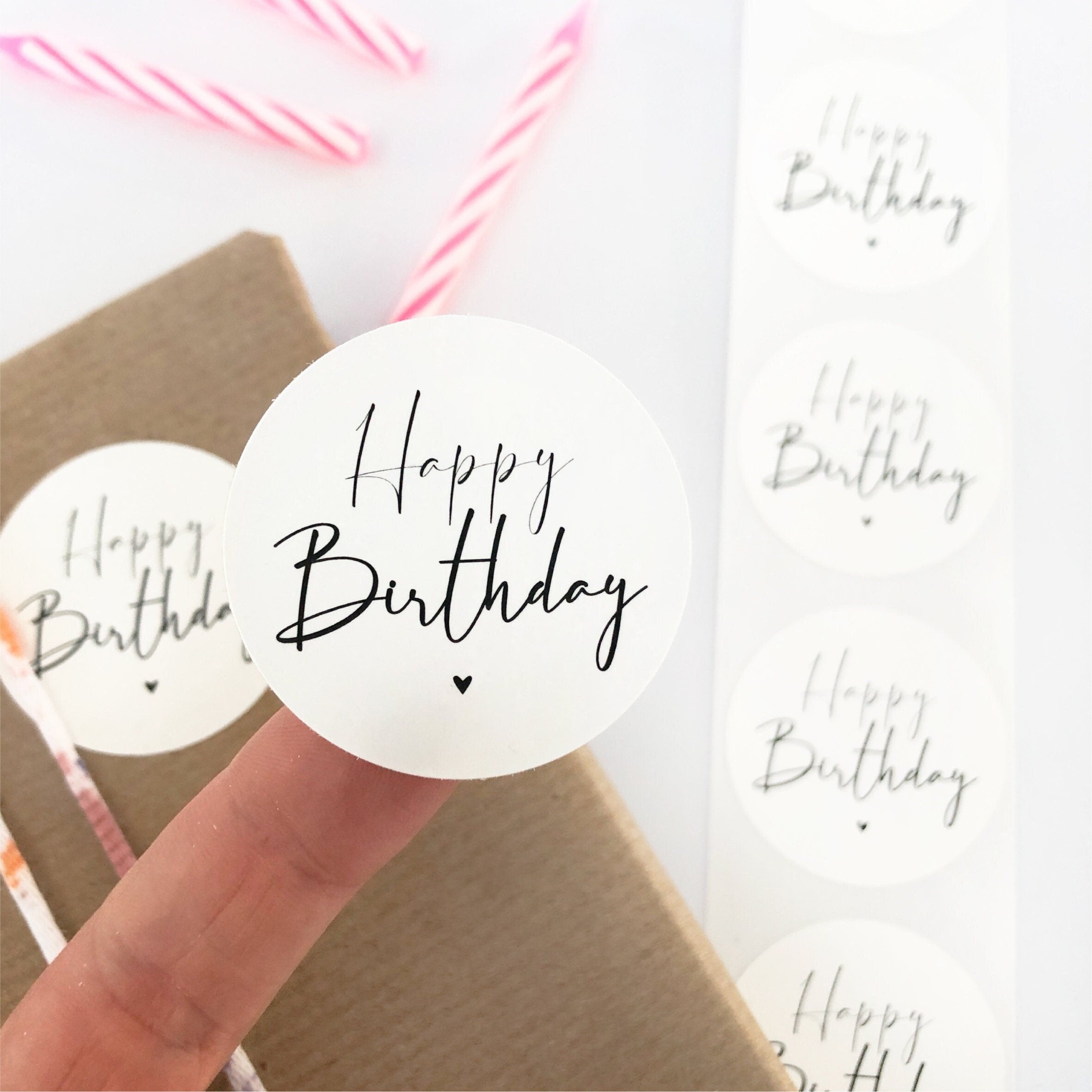 Aufkleber - Happy Birthday