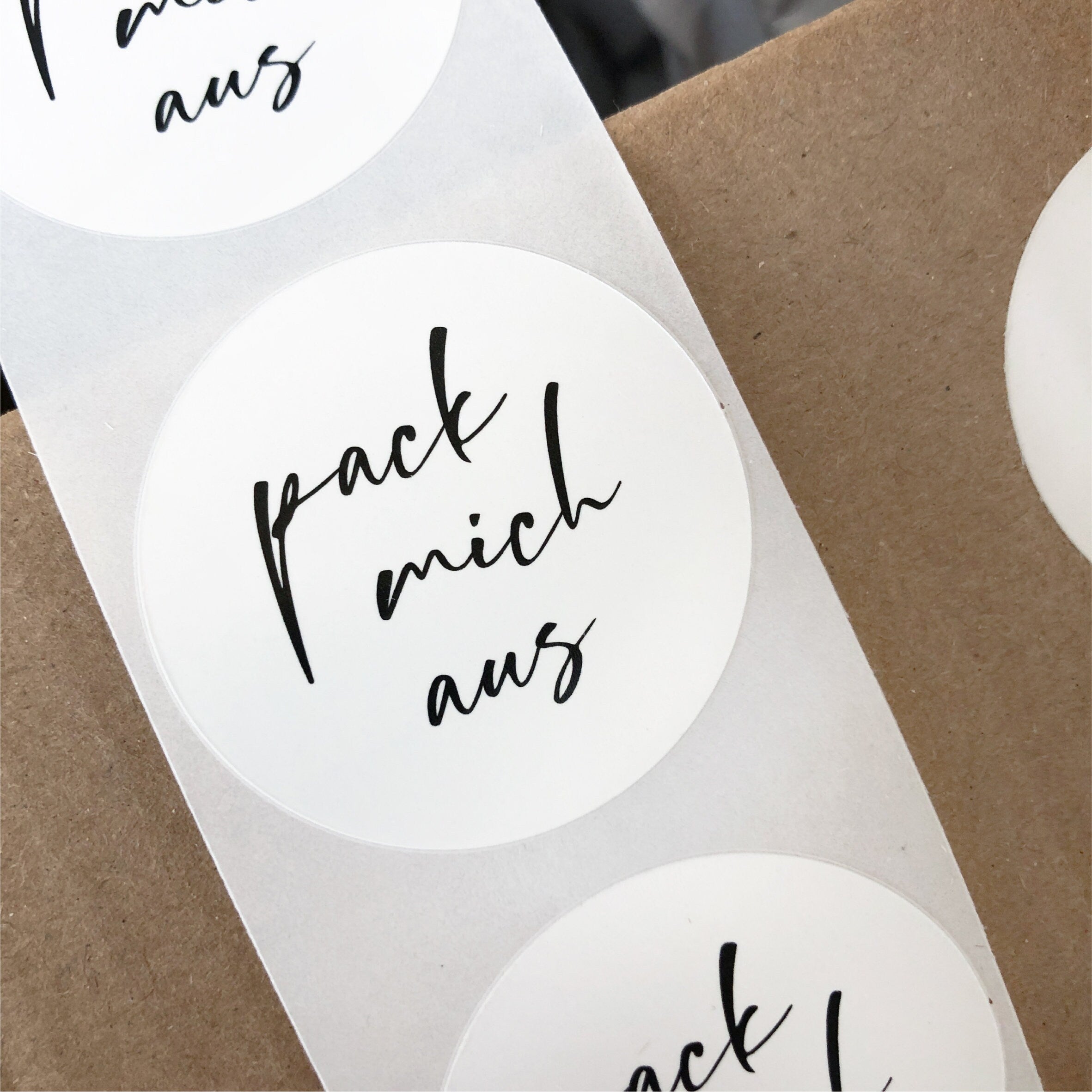 Aufkleber - Pack mich aus