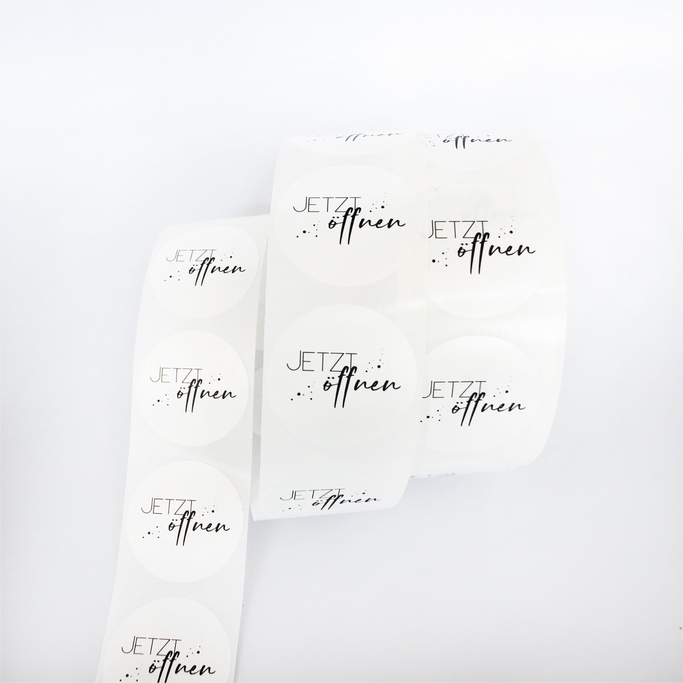 Aufkleber - Jetzt öffnen