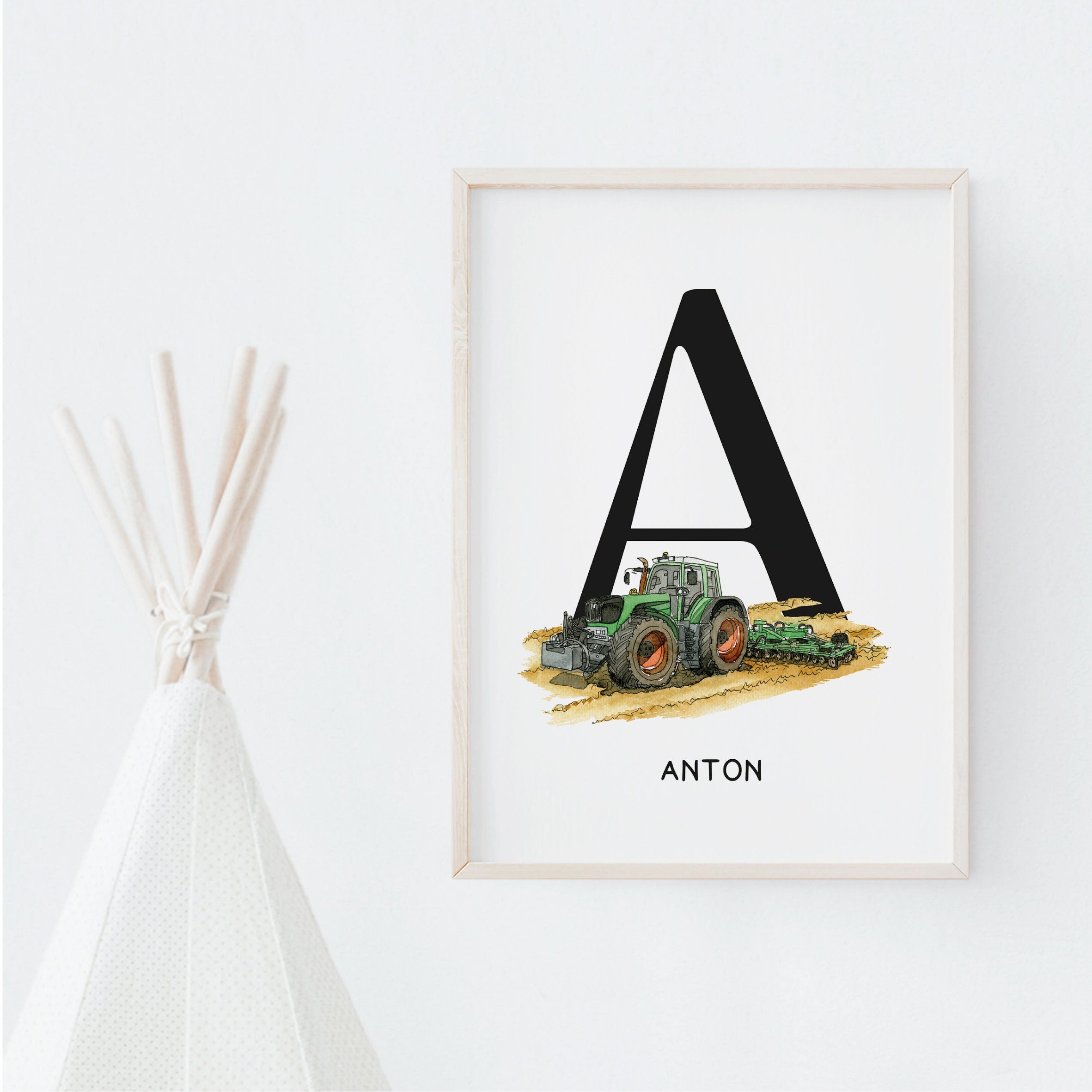 Vehicle Poster - Tractor | Initial