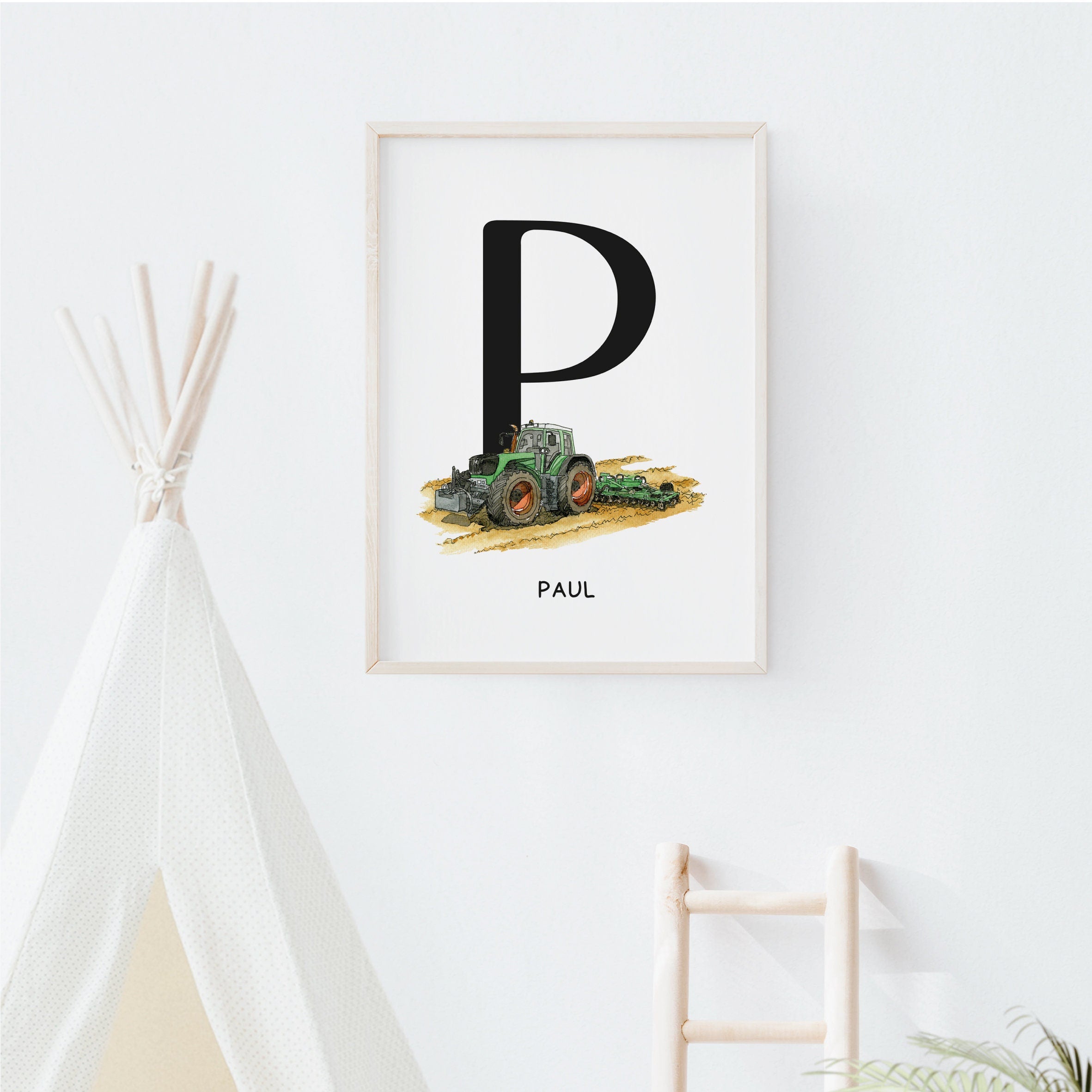 Vehicle Poster - Tractor | Initial