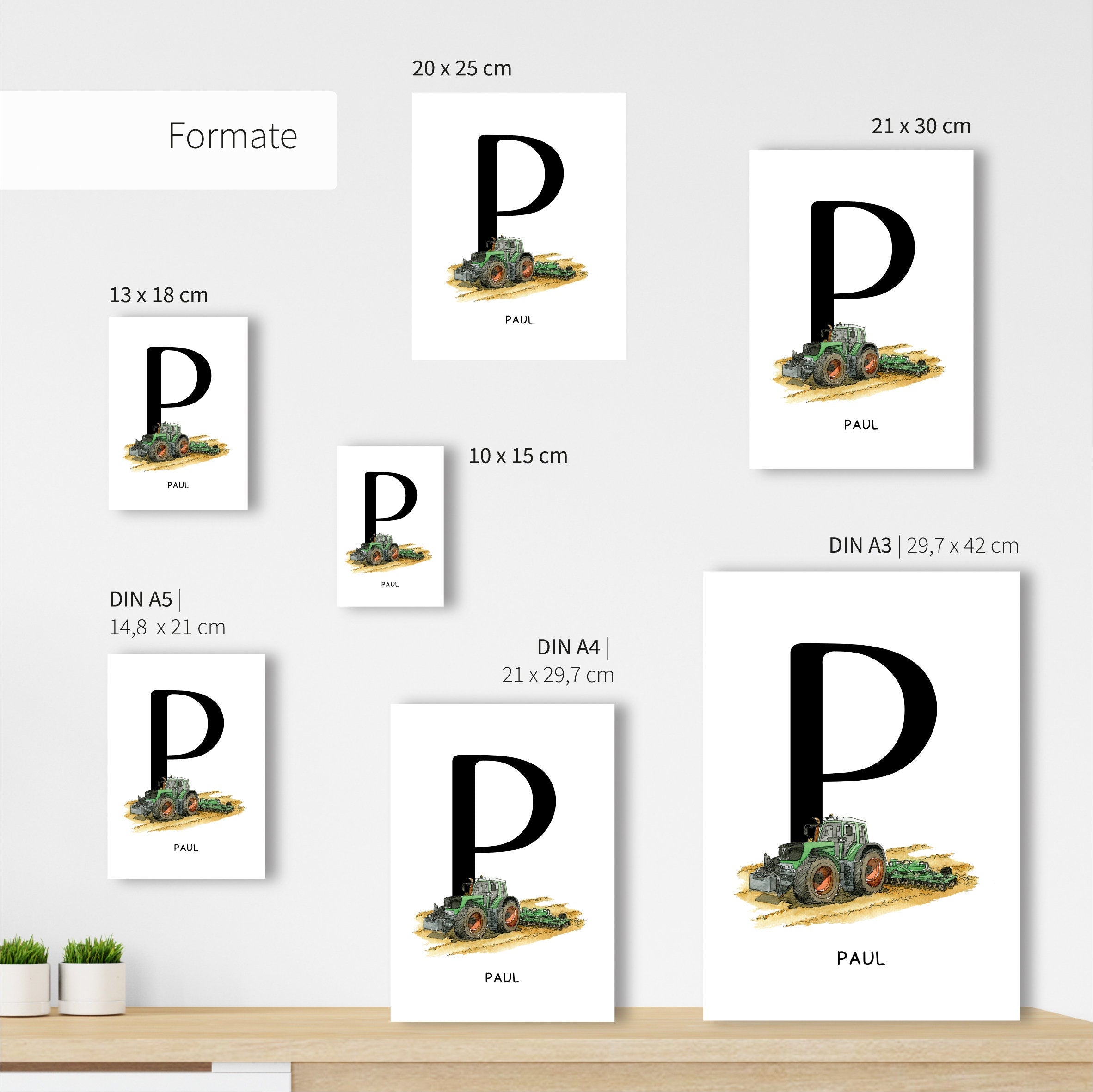 Vehicle Poster - Tractor | Initial