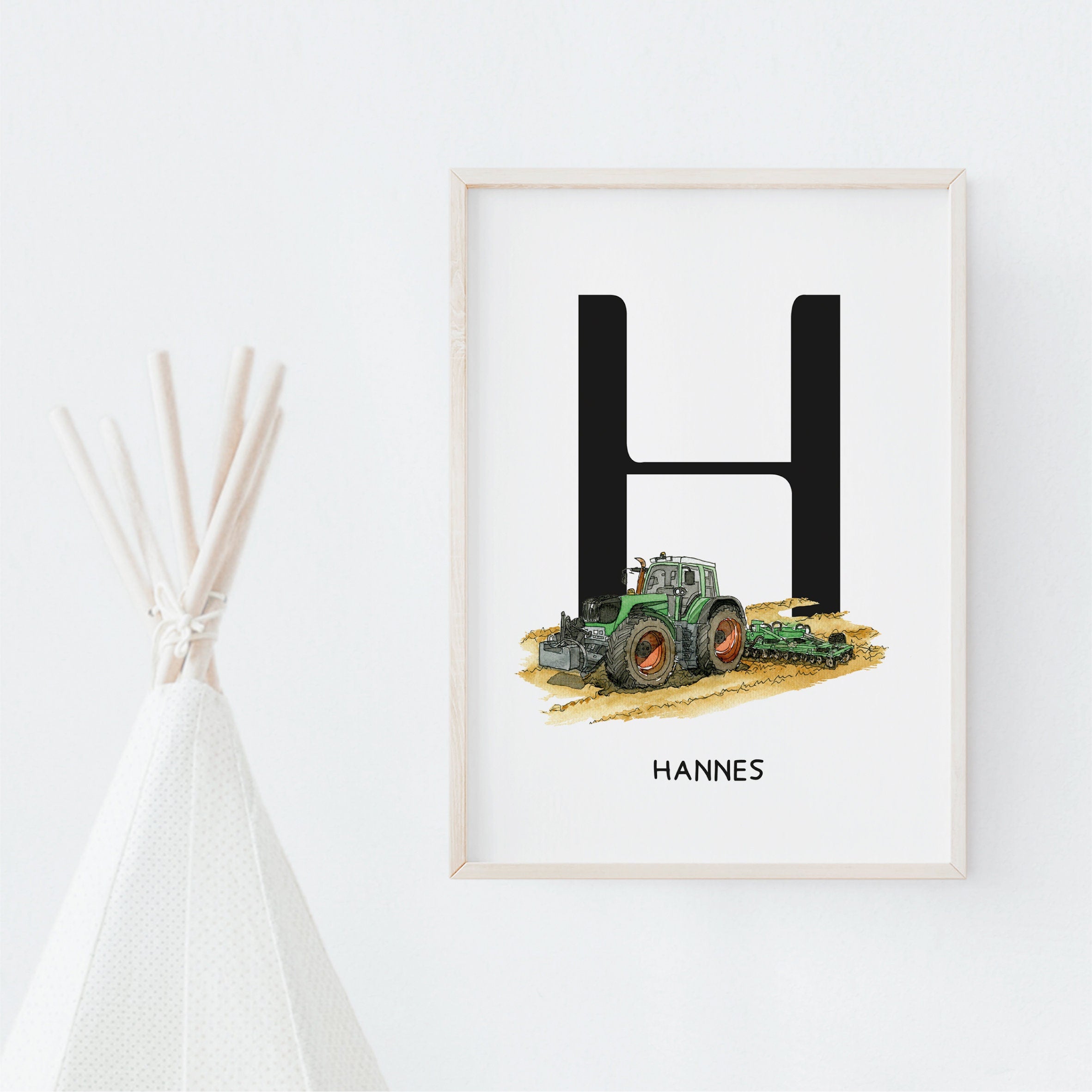Vehicle Poster - Tractor | Initial