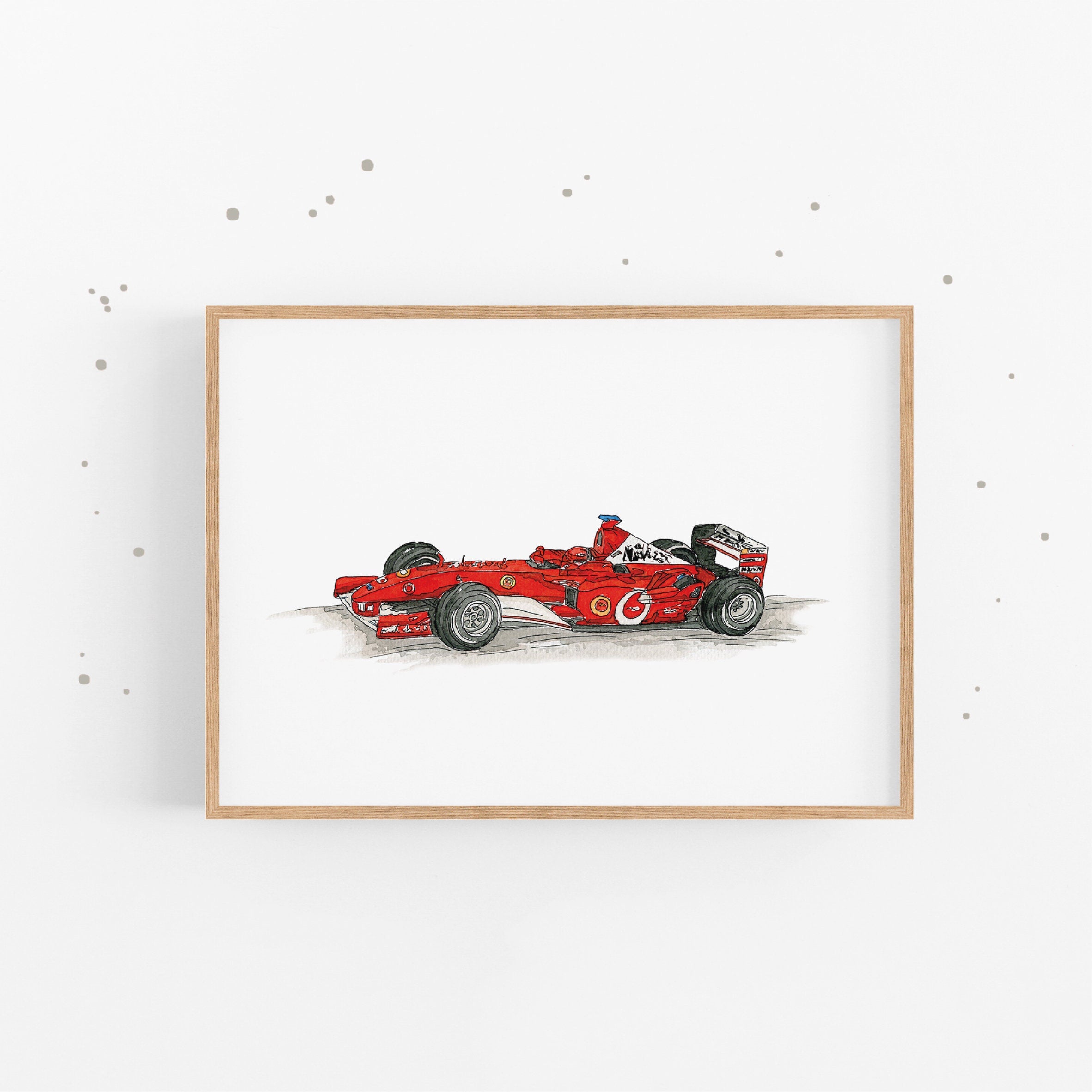 Fahrzeug Poster - Rennwagen