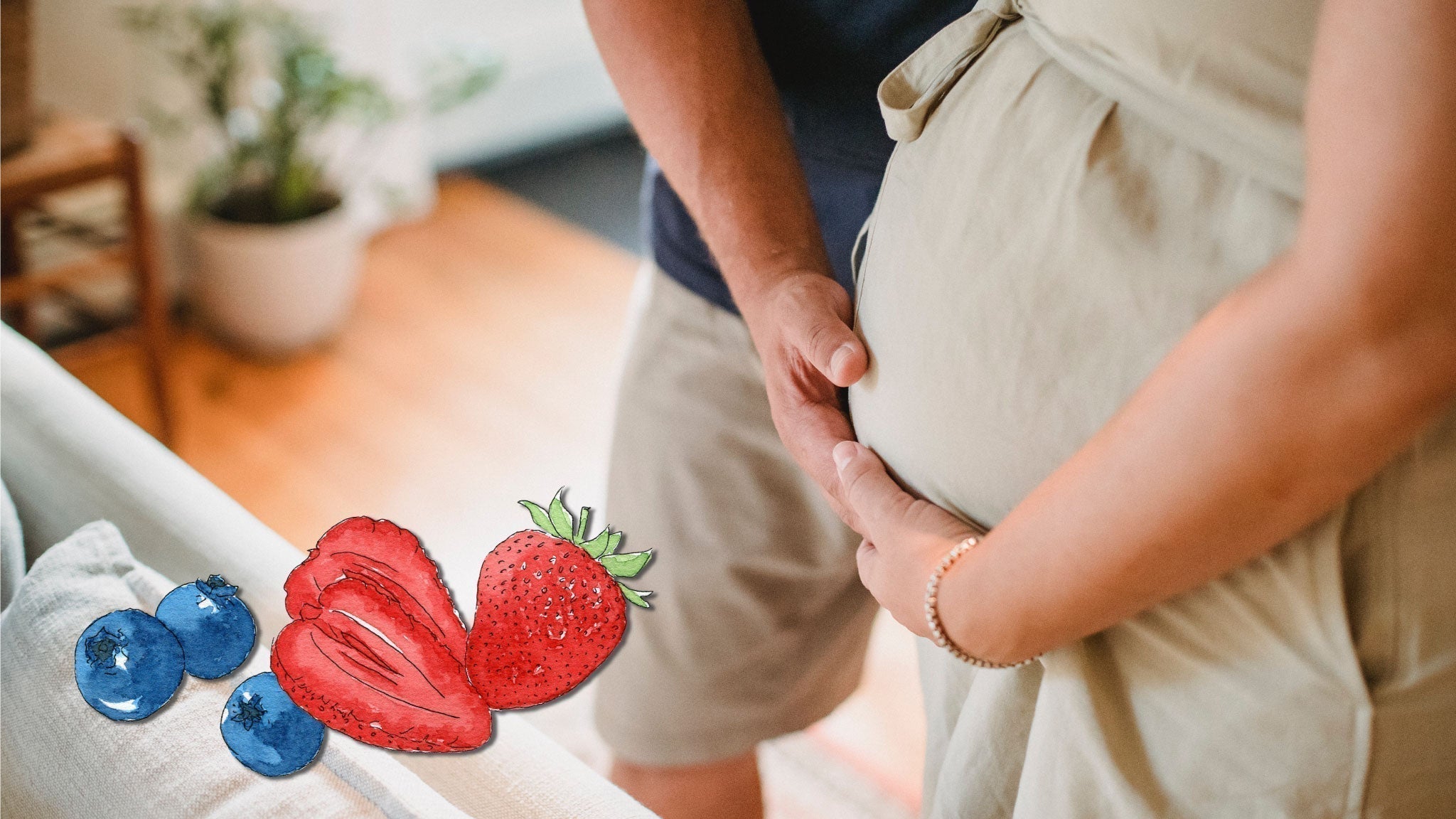 Du bist so groß wie... Ein Größenvergleich deines Babys mit Obst und Gemüse