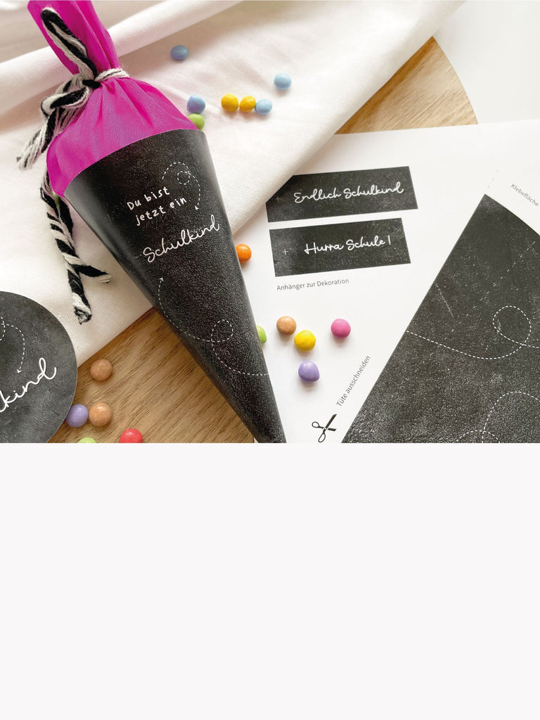 Digitale Downloads Geschenke Einschulung Schule Funkenbunt