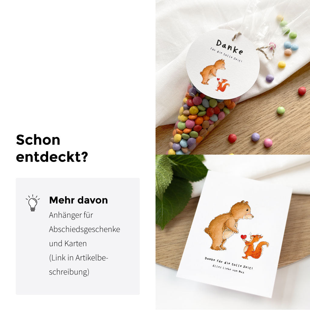 Passende Produkte zum Kindergarten Abschied: Geschenkbox, Anhänger