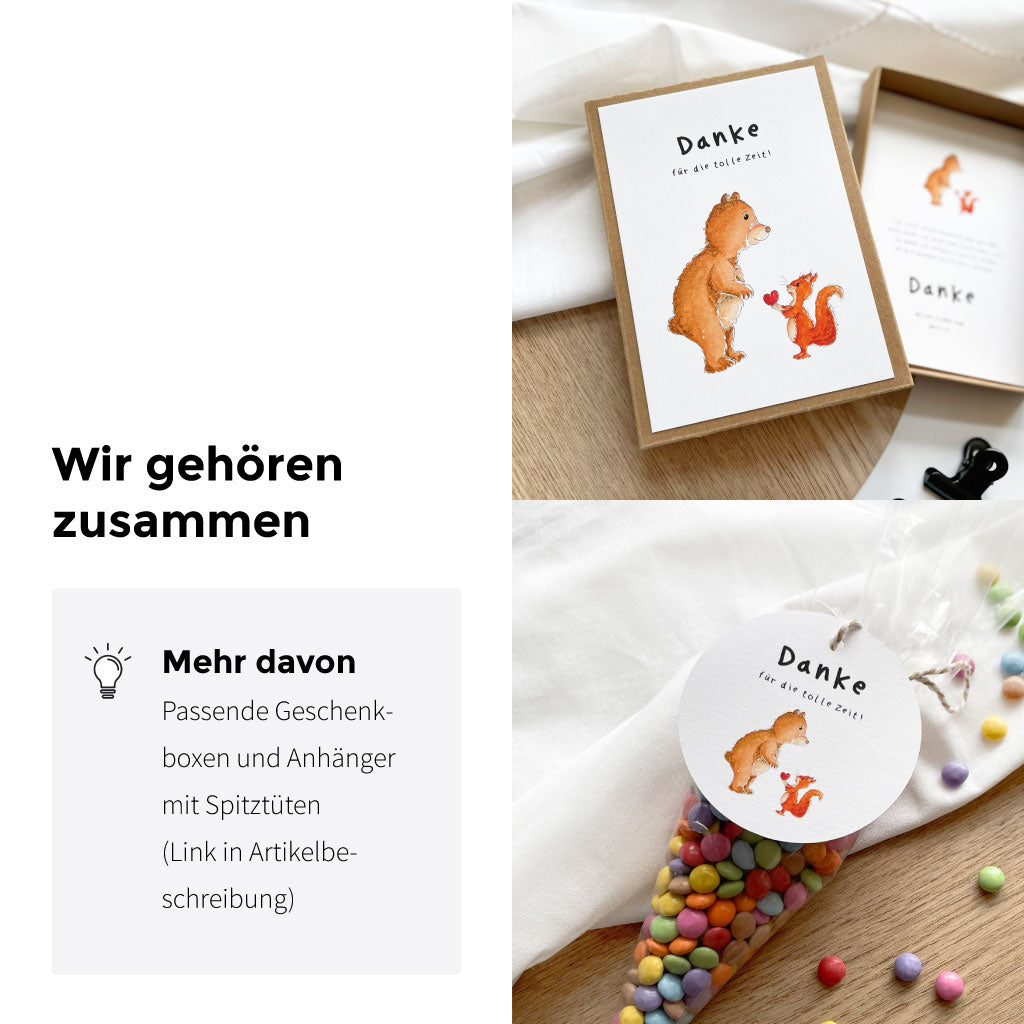 Passende Produkte zum Kindergarten Abschied: Geschenkbox, Anhänger