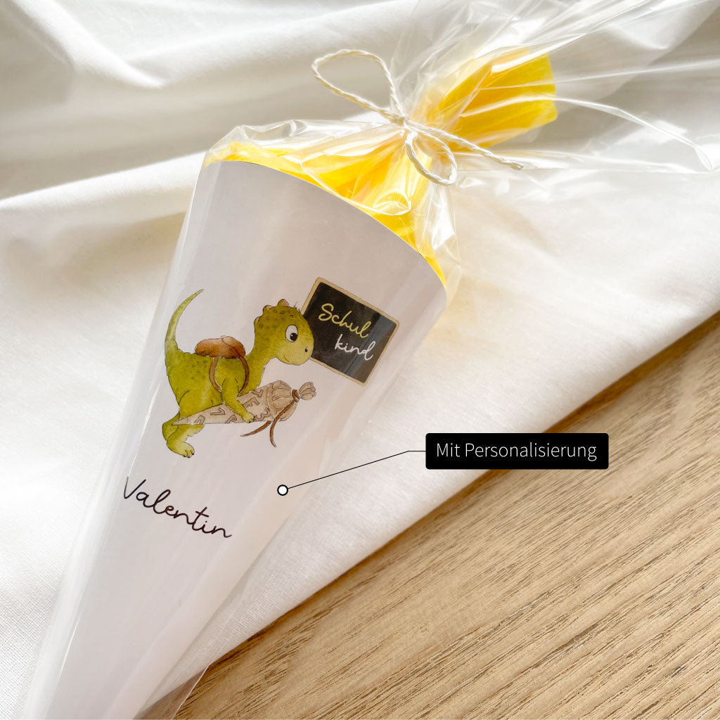 Schultüte mit Namen, Gastgeschenk Einschulungsparty
