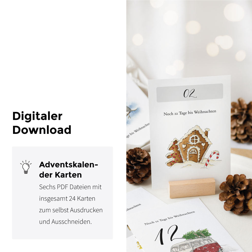 24 Postkarten Vorlagen zum selber Ausdrucken