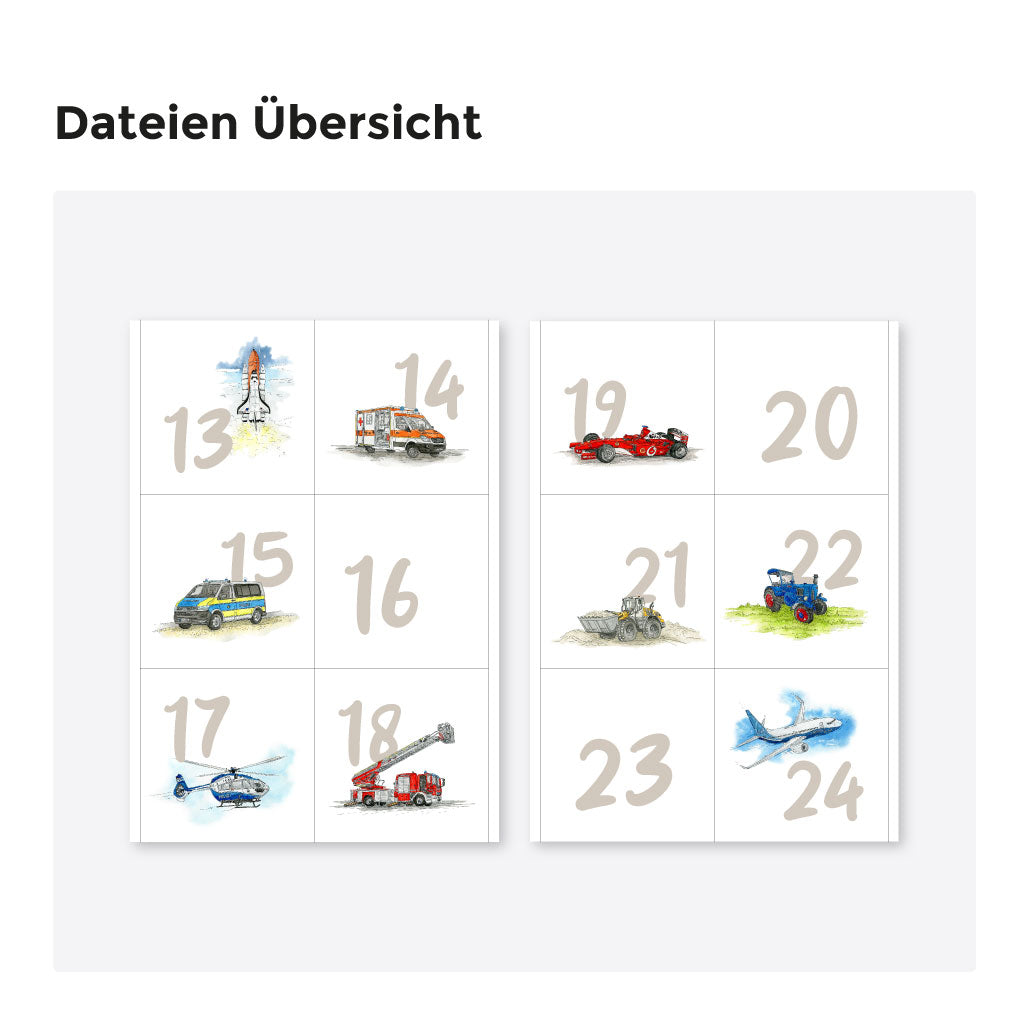 Übersicht der Dateien