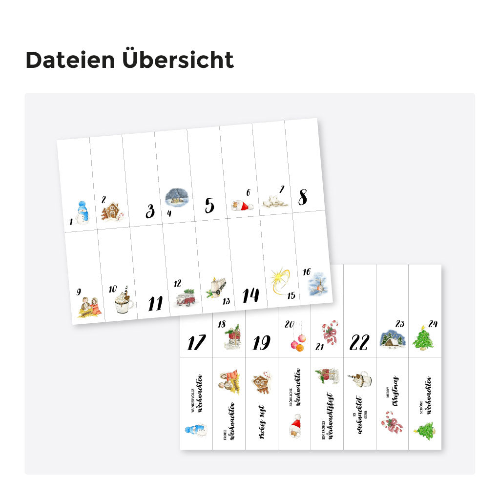 Übersicht der beiden PDF Dateien