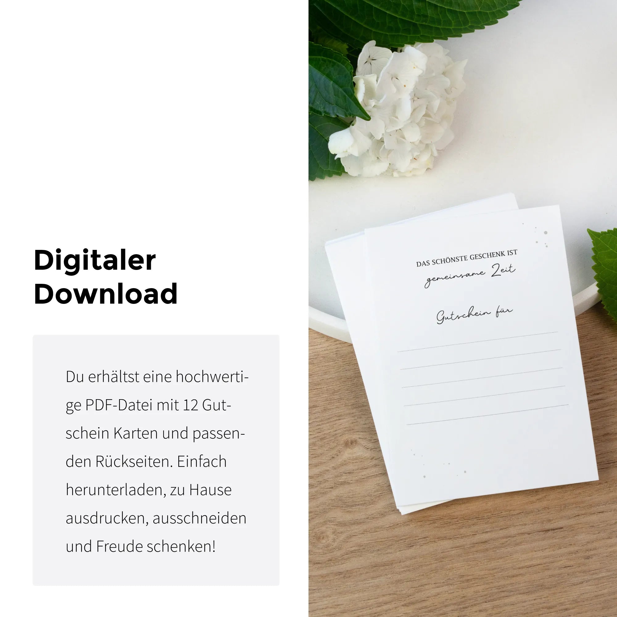 Infografik zum digitalen Download. Du erhältst eine PDF Datei mit 12 Karten zum selbst ausdrucken und ausschneiden.