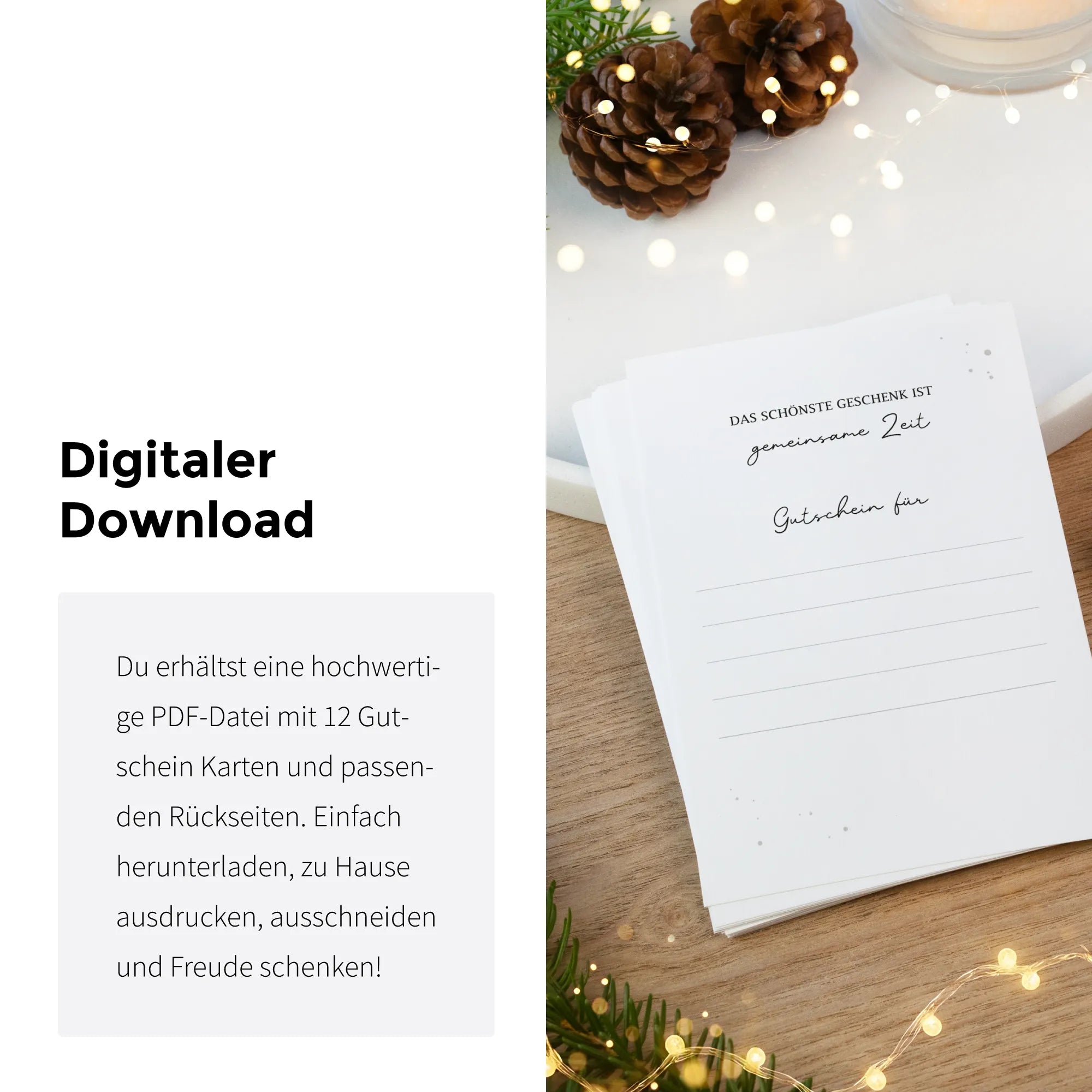 Infografik zum digitalen Download. Du erhältst eine PDF Datei mit 12 Karten zum selbst ausdrucken und ausschneiden.