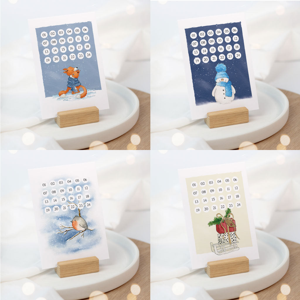 Weitere Adventskalender Karten im Funkenbunt Shop