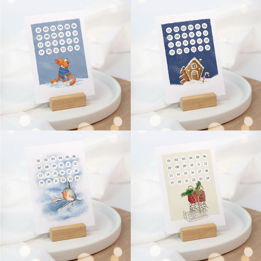 Weitere Adventskalender Karten im Funkenbunt Shop