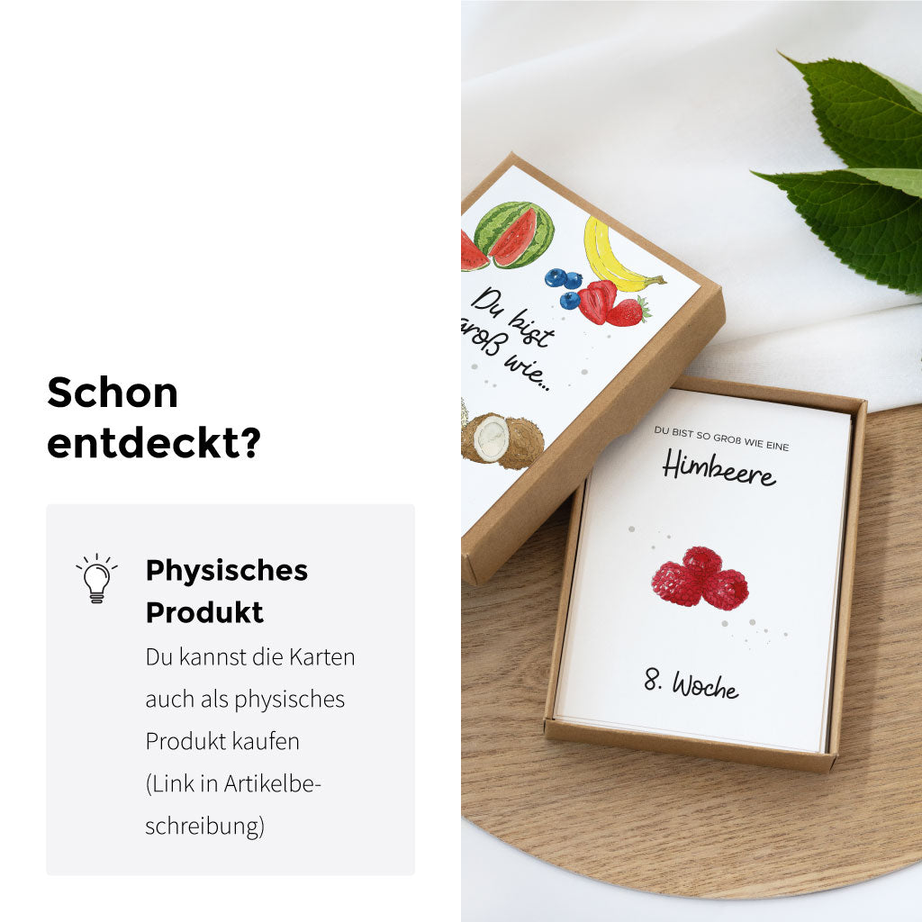 Die Karten gibt es auch als physisches Produkt