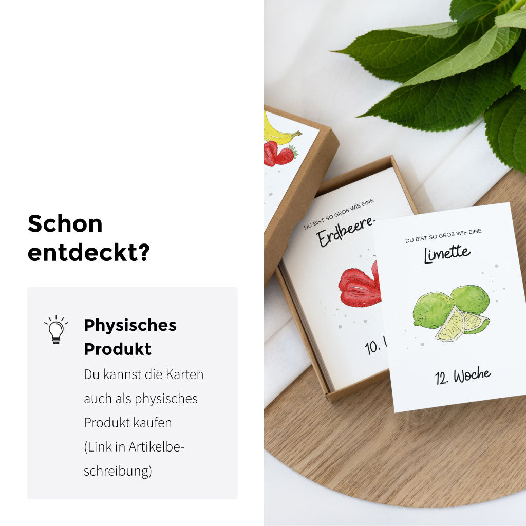 Die Karten gibt es auch als fertiges physisches Produkt