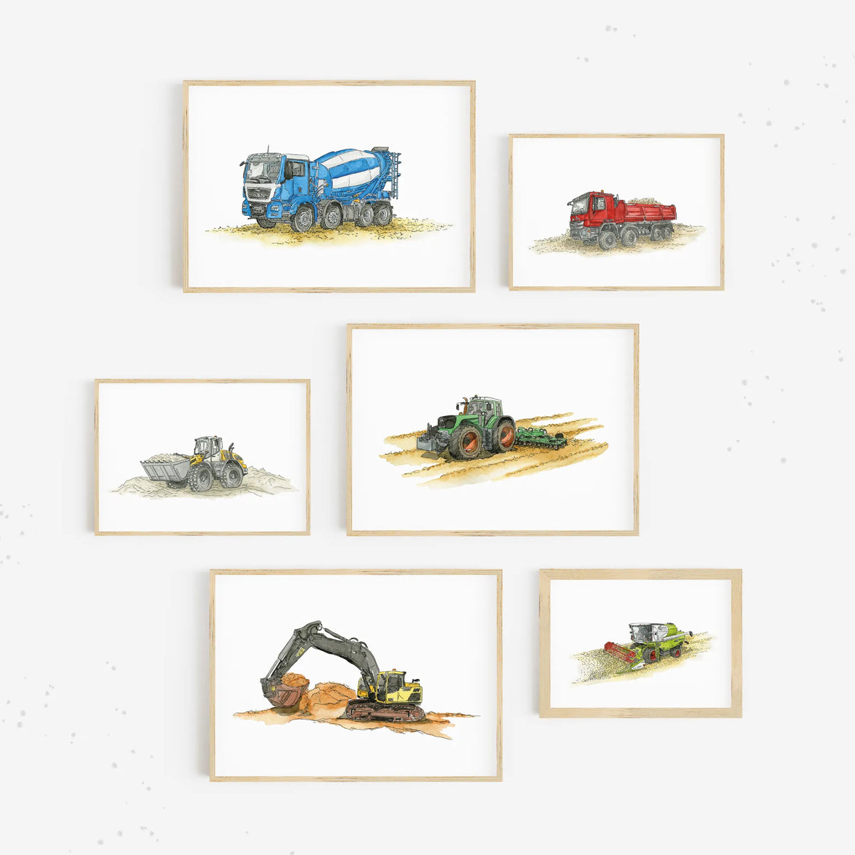 Fahrzeug Poster Sets - Bundle zum selbst zusammenstellen