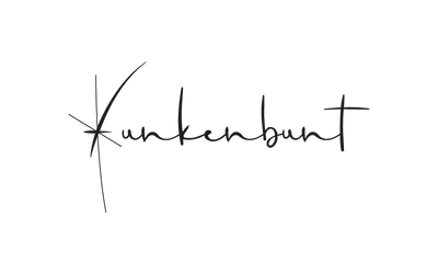Funkenbunt Logo Farbenfroh spruehende Gestaltung auf Papier Individuell Fuer Dich Papeterie Grafikdesign Logodesign