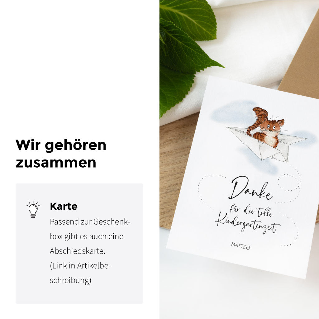 Das Design gibt es auch als personalisierbare Klappkarte