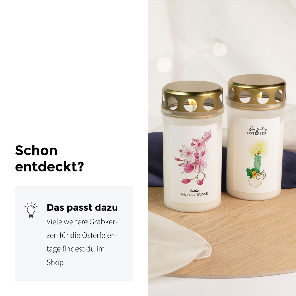 Weitere Osterkerzen im Shop