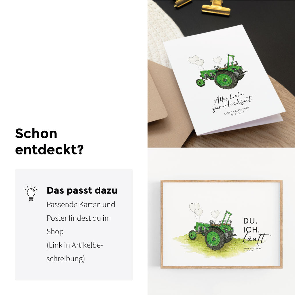 Passend zu der Geschenkbox gibt es auch Karten und Poster