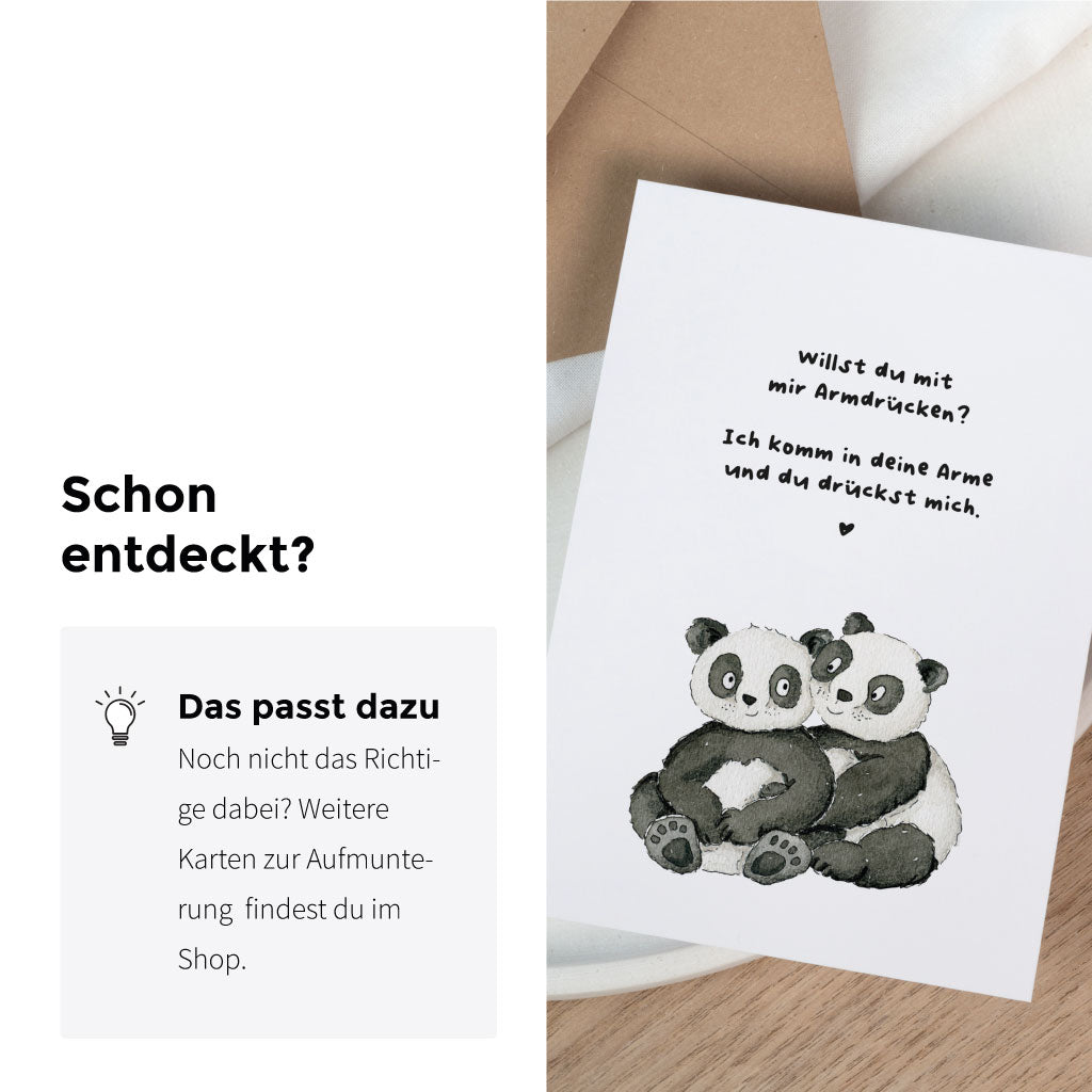 Weitere Karten zum Umarmen im Shop