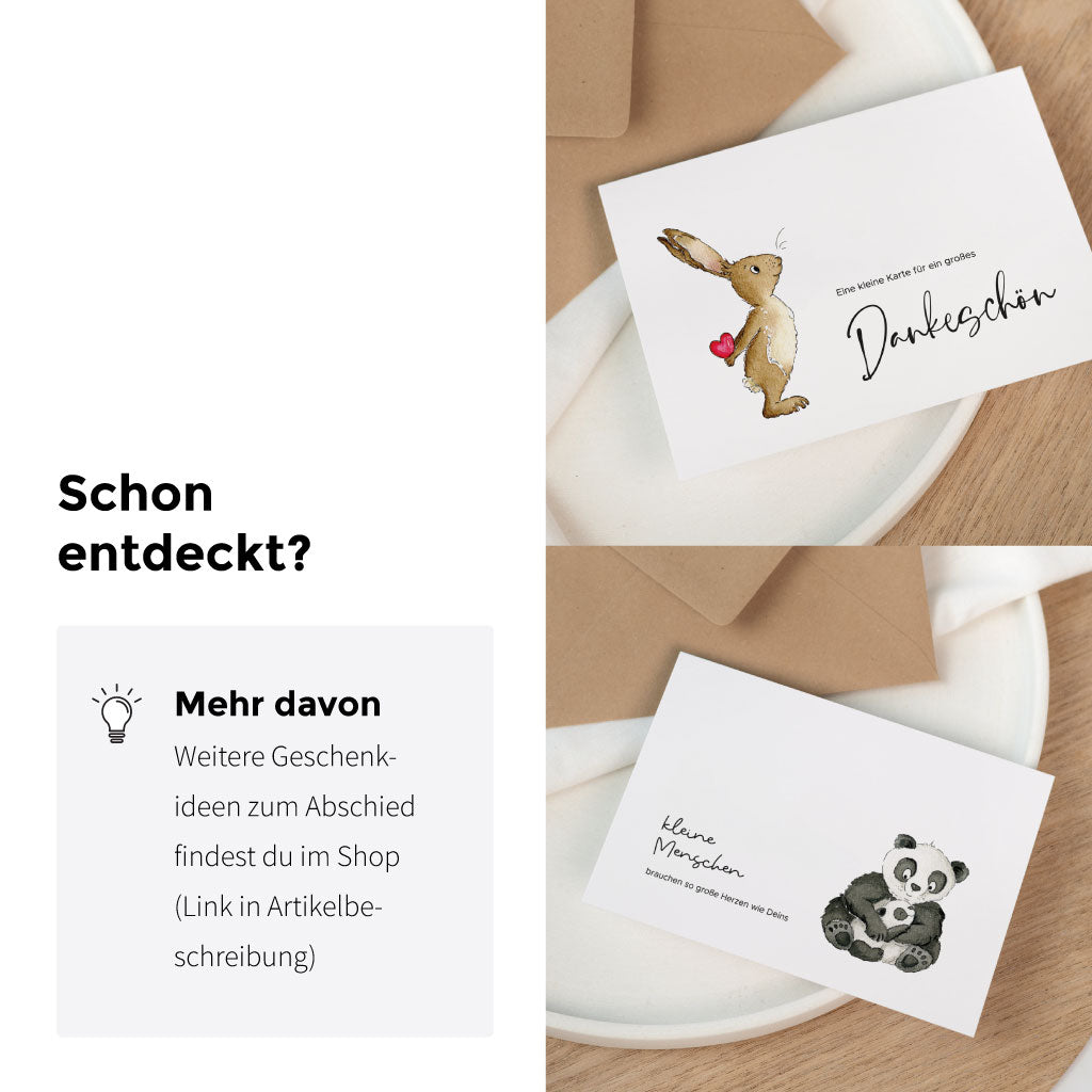 Weitere Karte für den Kindergarten Abschied im Shop