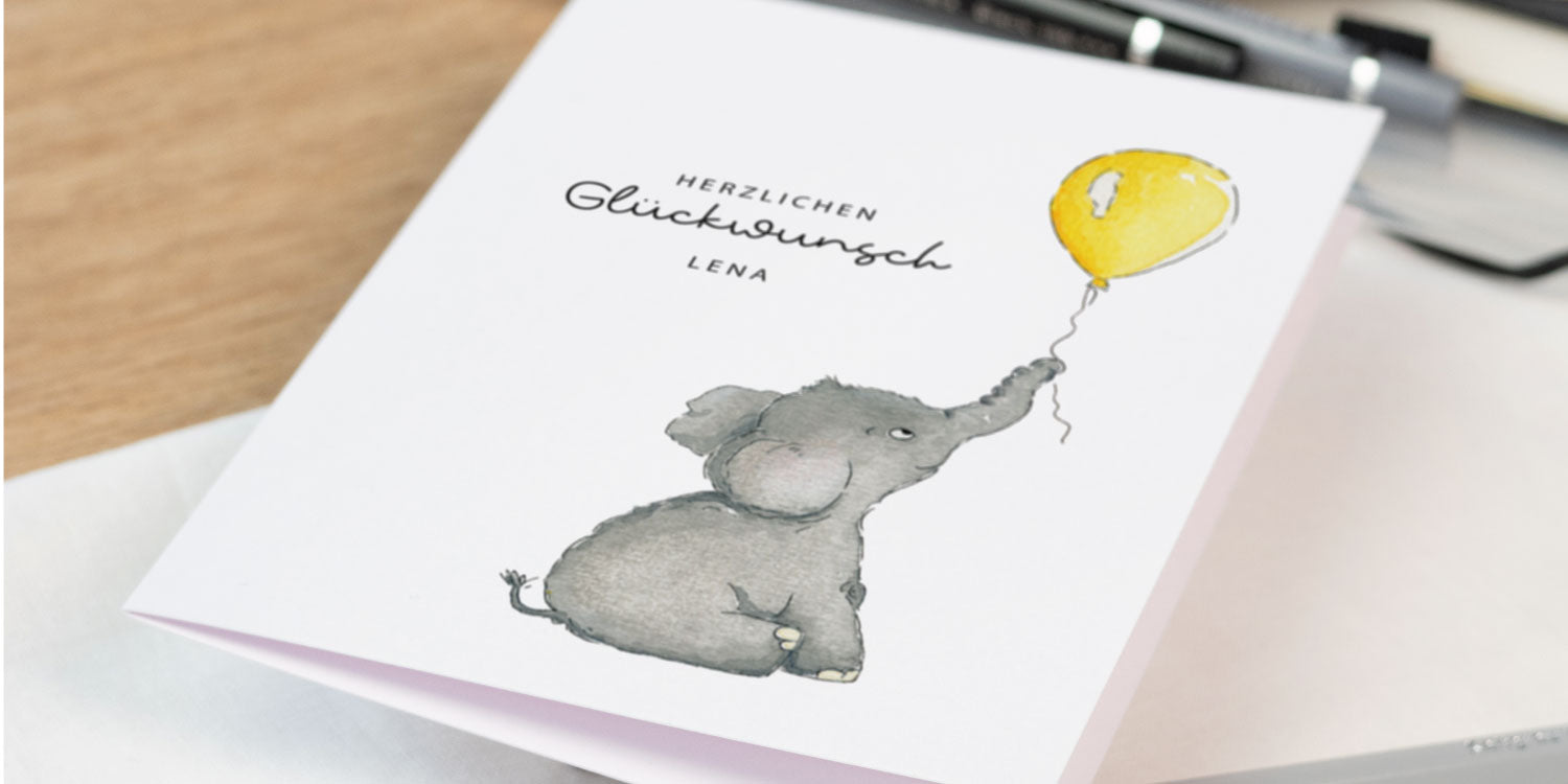 Kollektion Geburtstagskarten und Geschenke