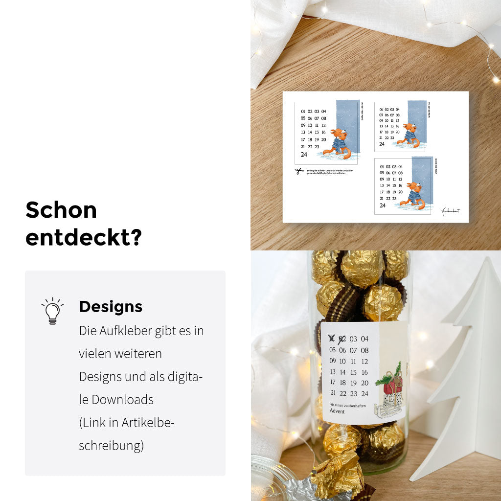 Auch als digitaler Download zum selbst Ausdrucken verfügbar