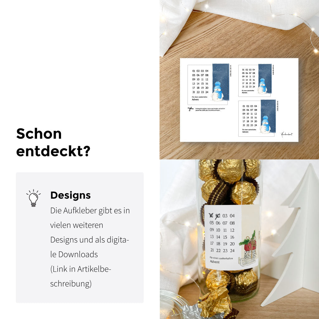 Auch als digitaler Download zum selbst Ausdrucken verfügbar