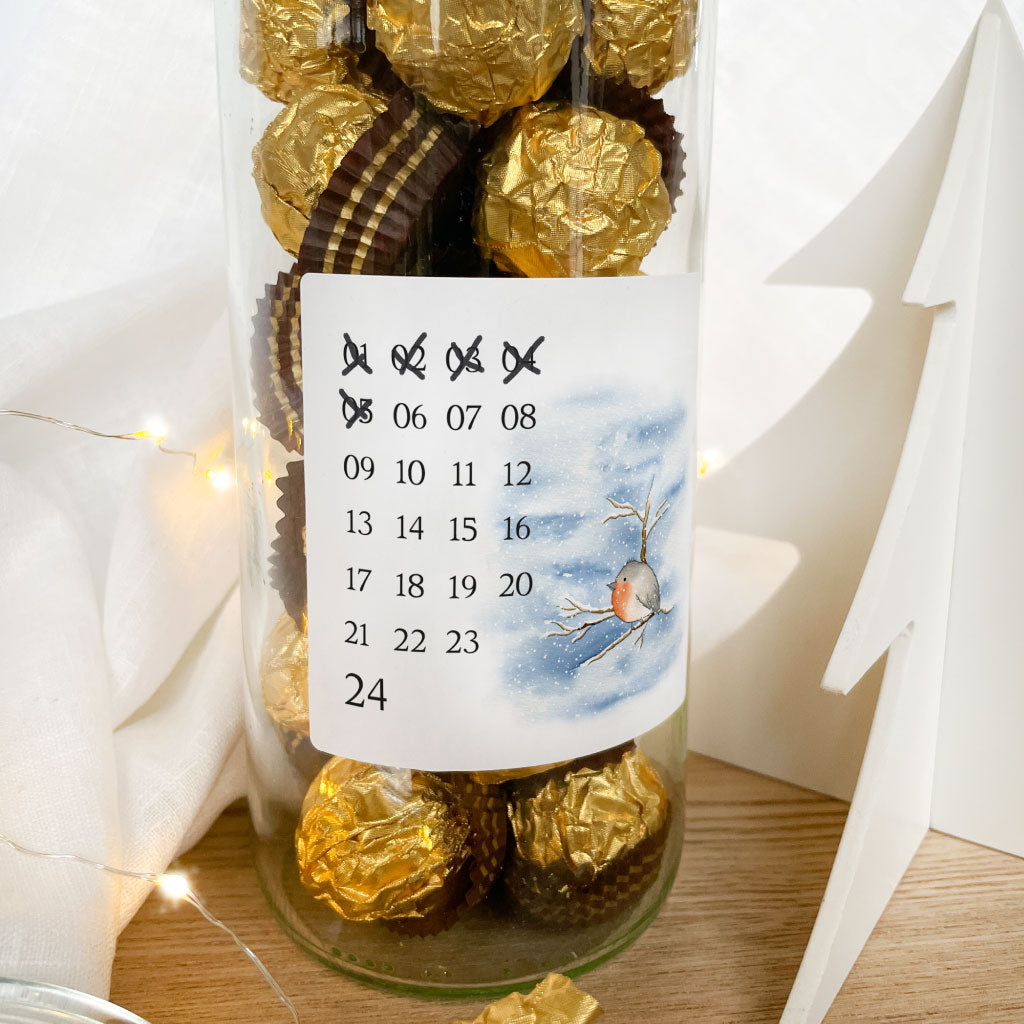 Süßigkeiten DIY Adventskalender Idee