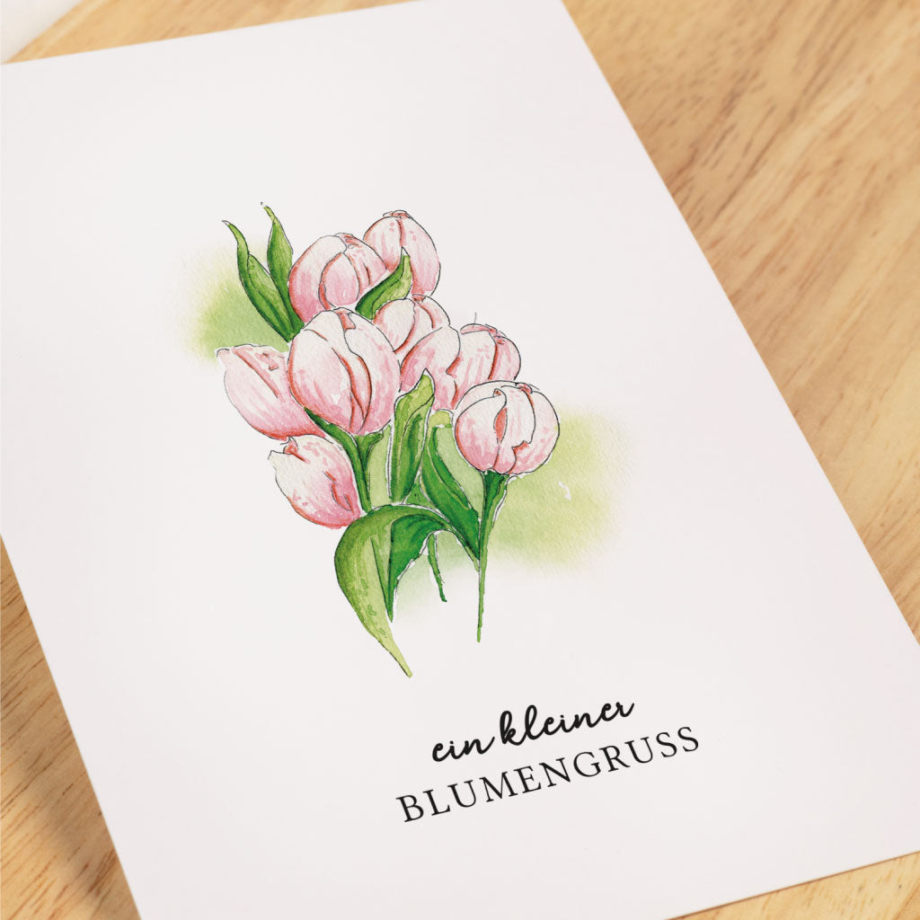 Detailfoto des Blumen Motivs